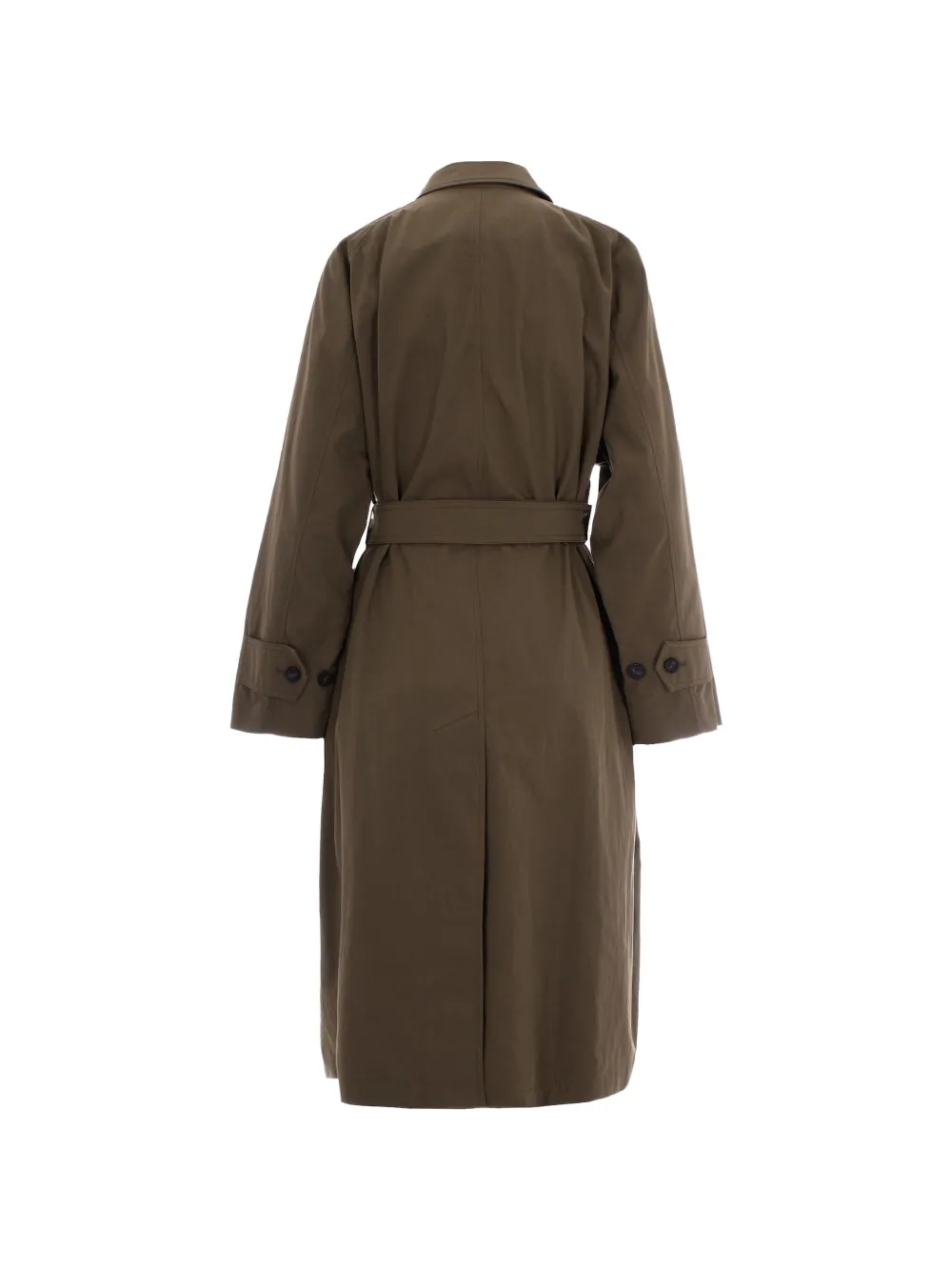  Max Mara Belted Trench Coat - Green 