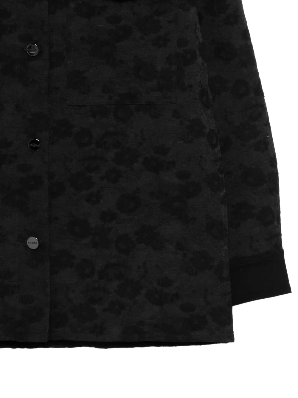 Iceberg Jack met bloemenzak Zwart