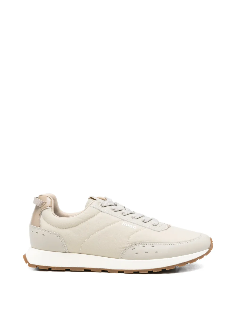 BOSS logo quilted leather sneakers – Neutrals BOSS logo quilted leather sneakers – Neutrals