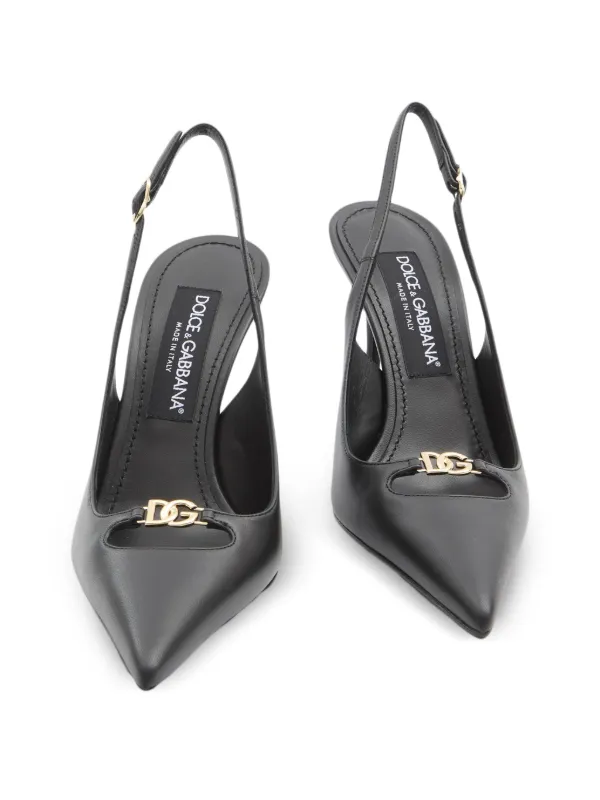 Dolce & Gabbana スリングバック パンプス | ブラック | FARFETCH JP