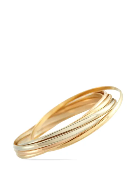 Cartier rose white yellow gold bangle