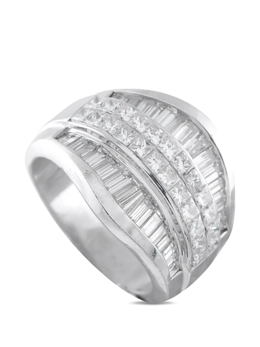 LB Exclusive diamond-embellishment ring - Argento