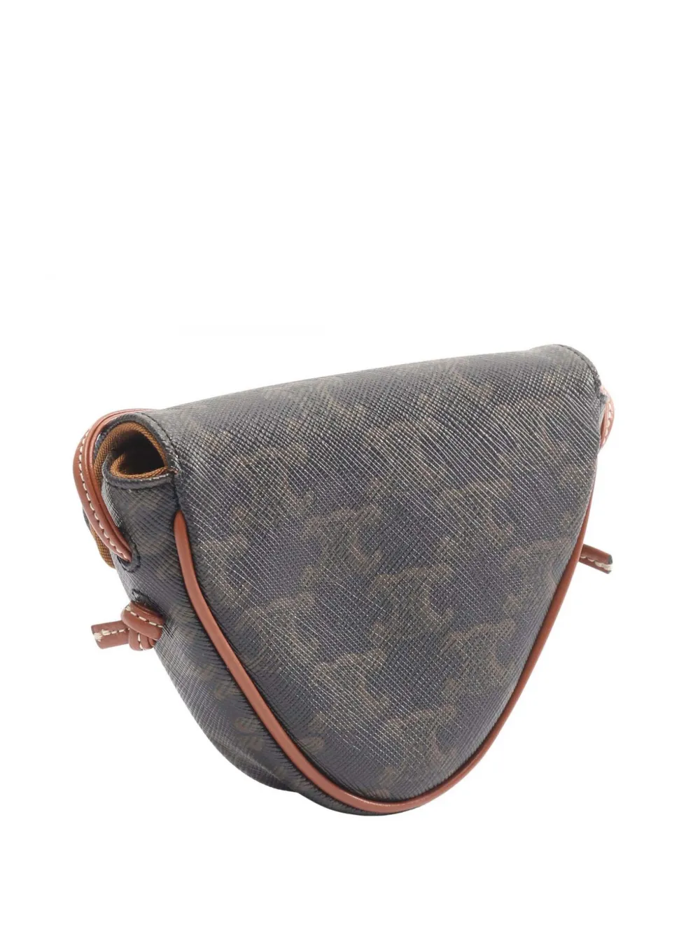 2021 Coated Canvas Triomphe Triangle Crossbody Bag