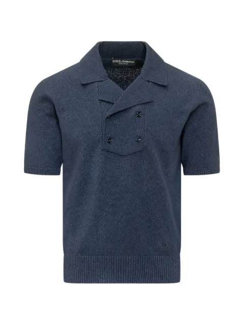 Dolce & Gabbana playera tipo polo con doble botonadura