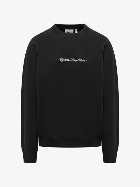 Off-White script arrow crewneck