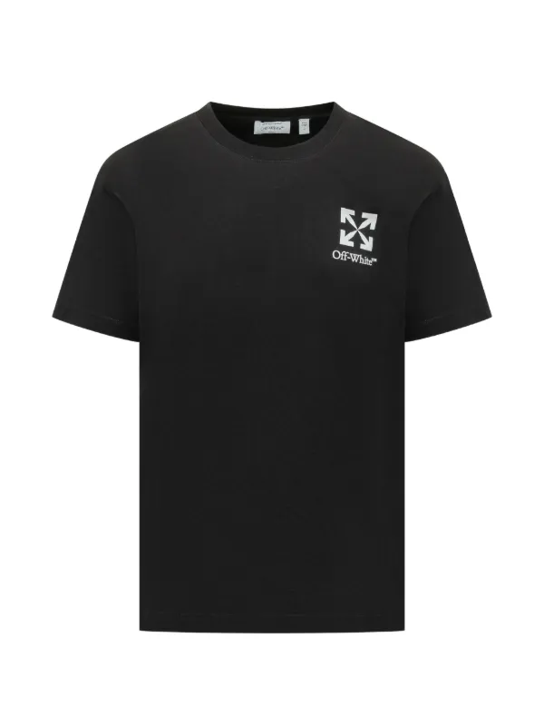 Off-White Small Arrow Slim ロゴ Tシャツ | ブラック | FARFETCH JP