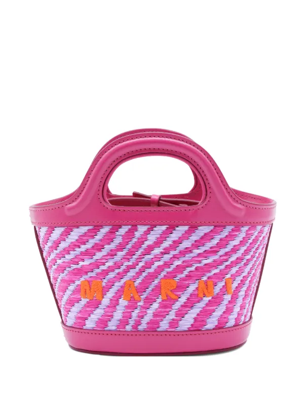 Marni Cassis Tote Bag in Pink