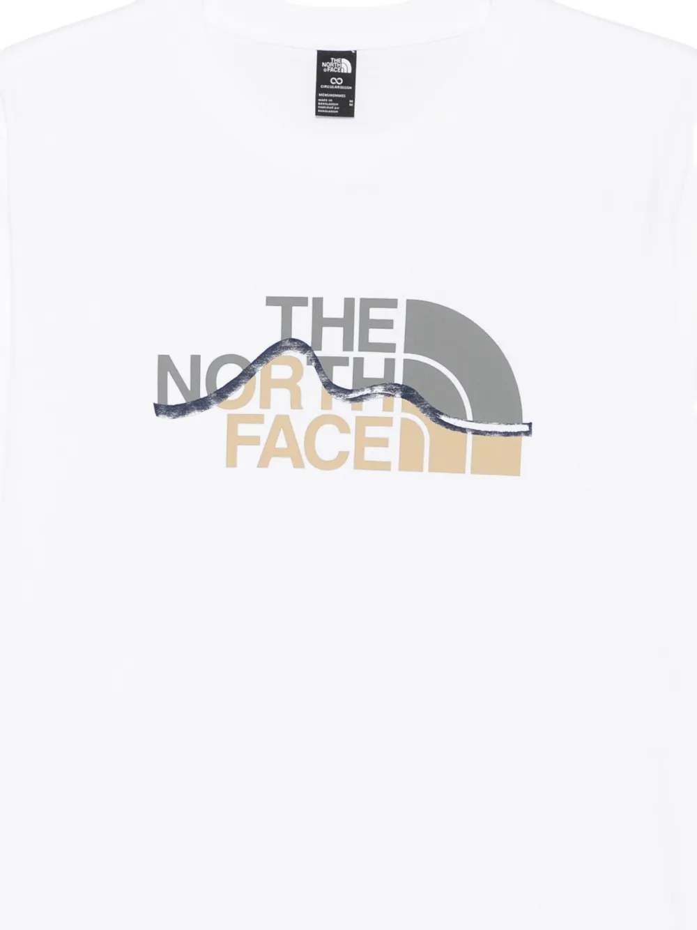 The North Face T-shirt met logo Wit