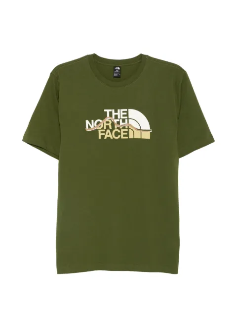 The North Face woodland logo T-shirt