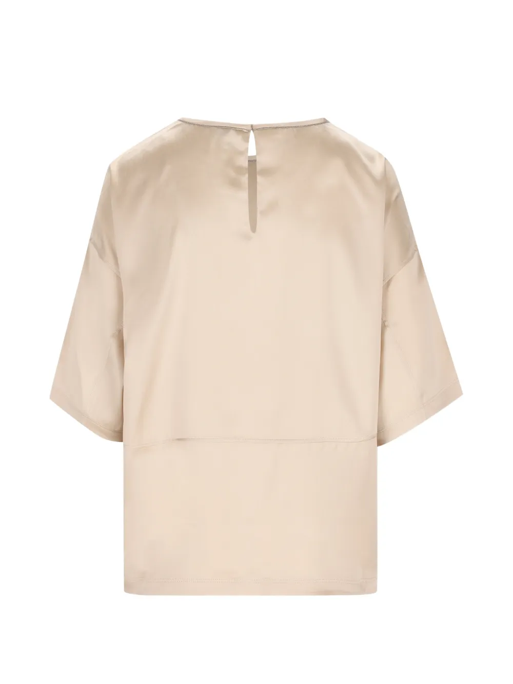  Brunello Cucinelli Top Estilo Boxy - Neutro 