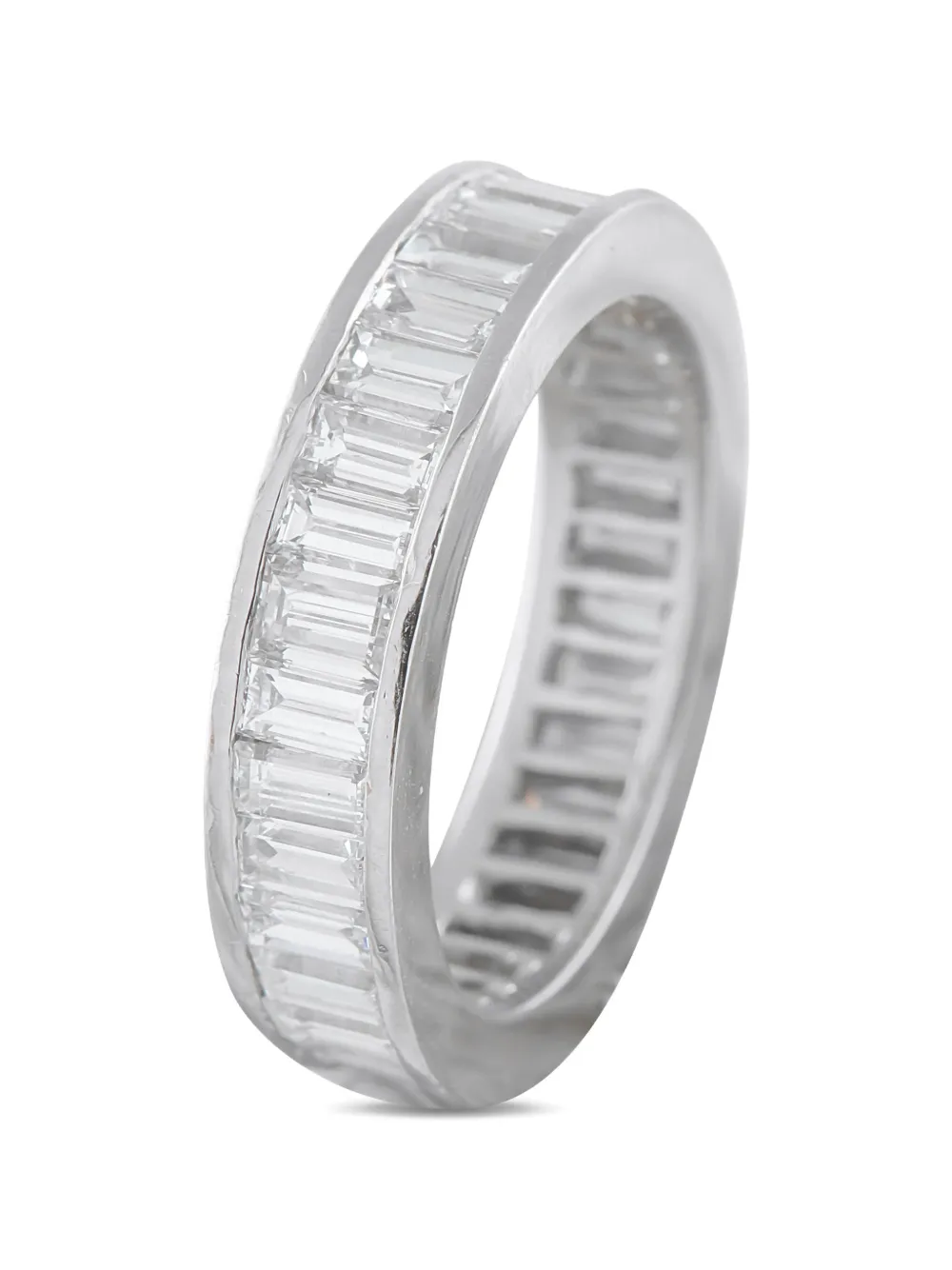 LB Exclusive diamond baguette eternity ring - Argento