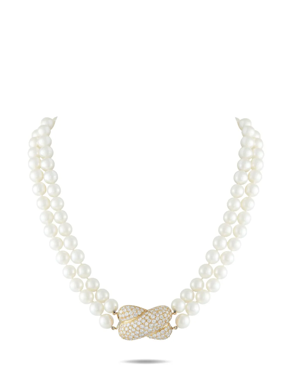 LB Exclusive diamond pearl necklace - Oro