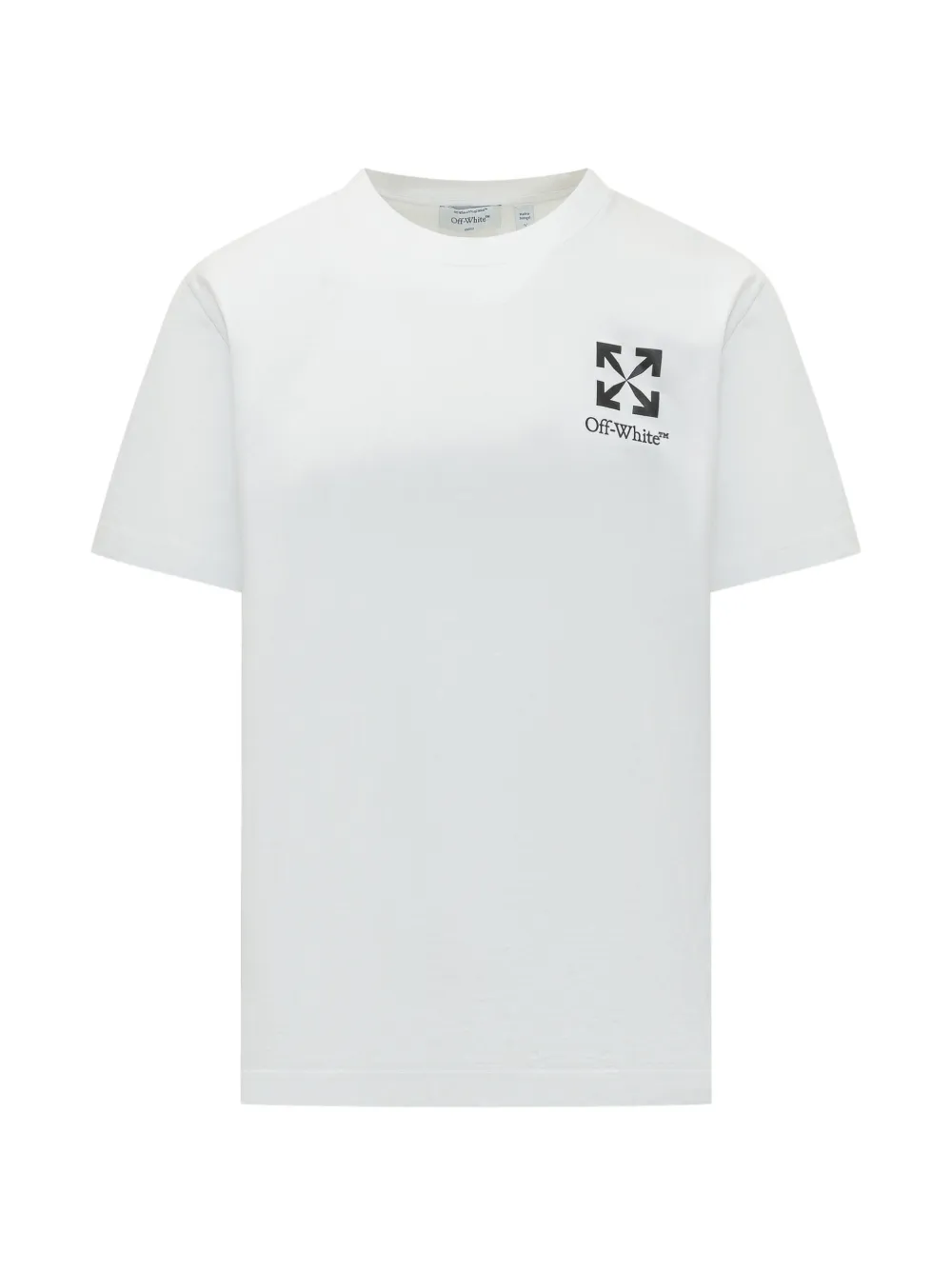 Off-White Small Arrow slim logo tee - Bianco