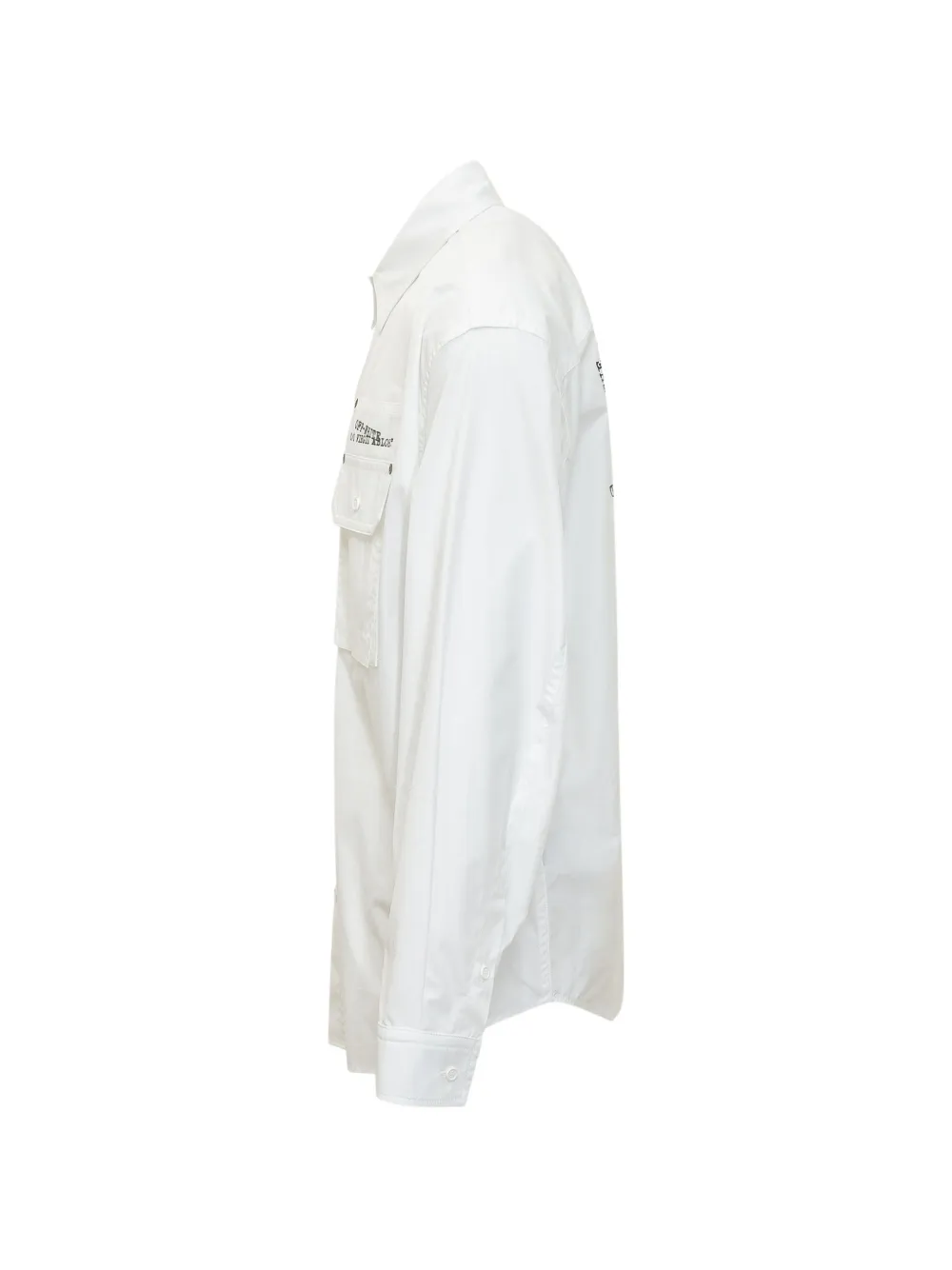 Off-White Type Arrow shirtjack Wit