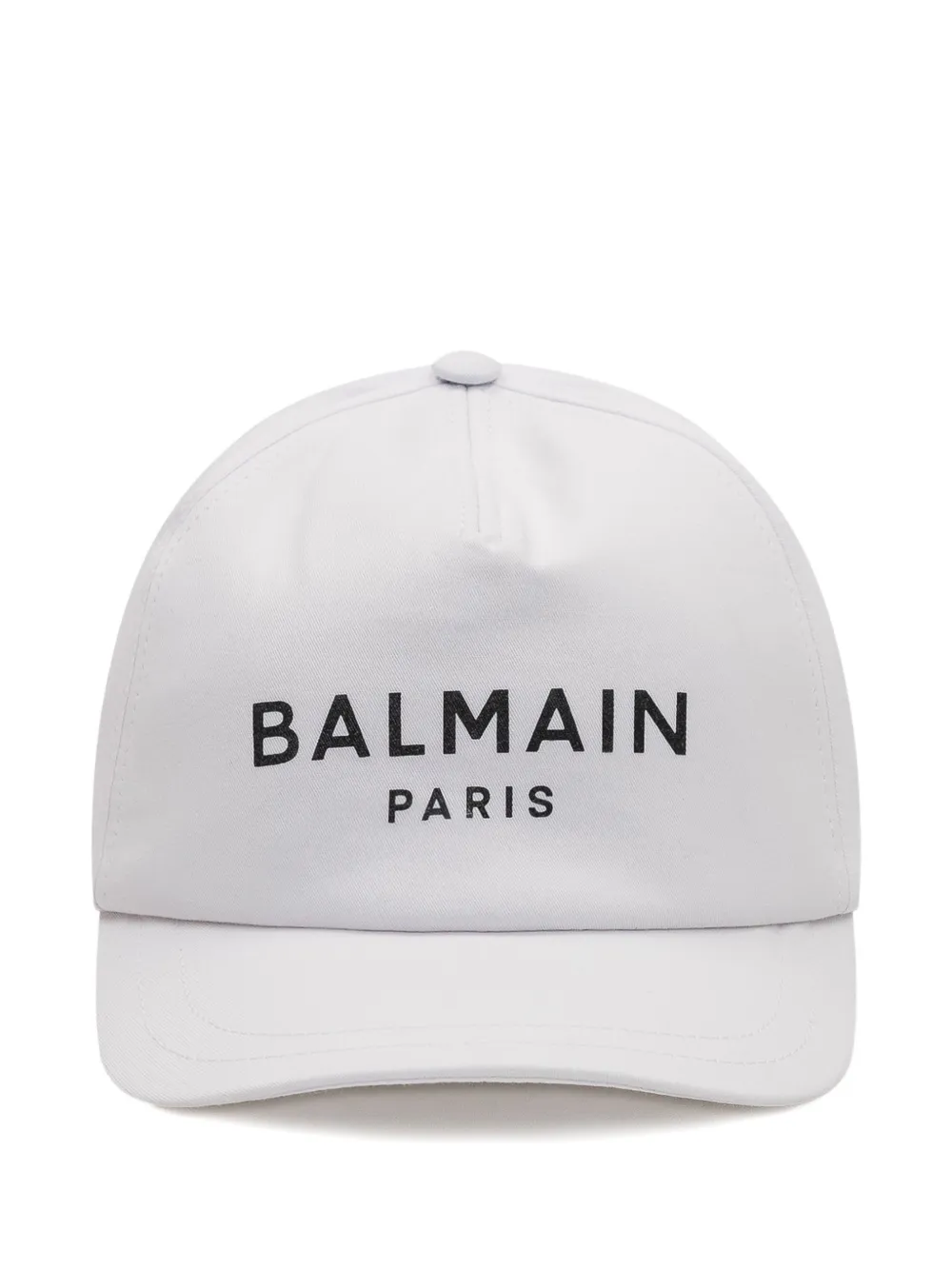 Balmain Kids logo-embroidered baseball cap - Bianco