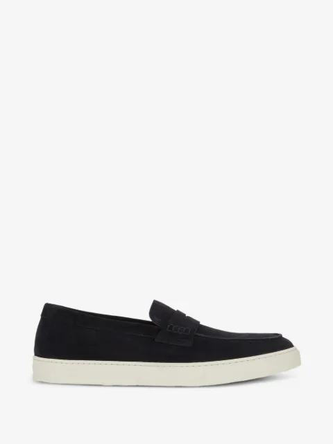 Doucal's mocasines estilo slip-on de gamuza