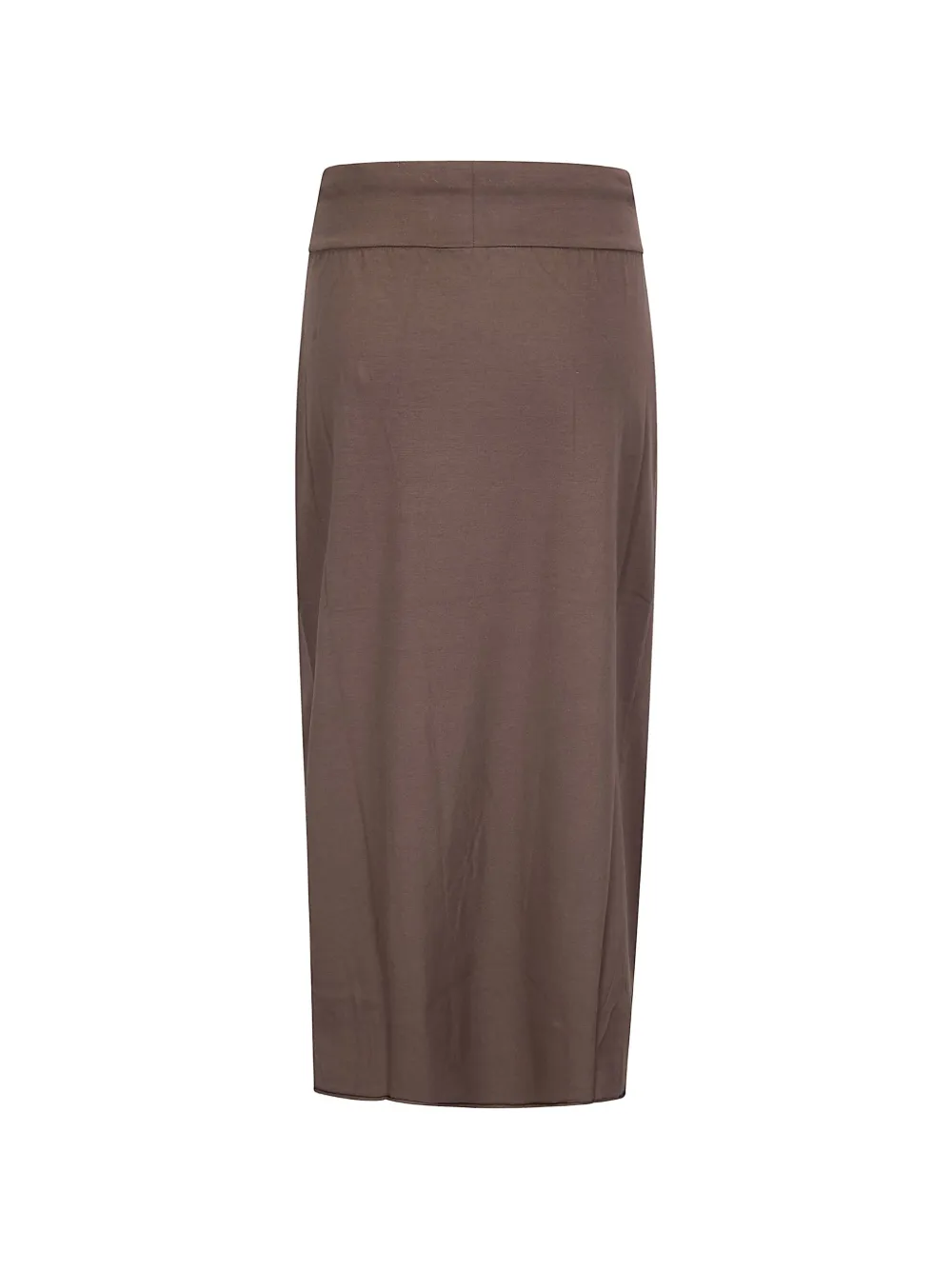  Labo Art Slim-fit Elasticated Midi Skirt - Brown 