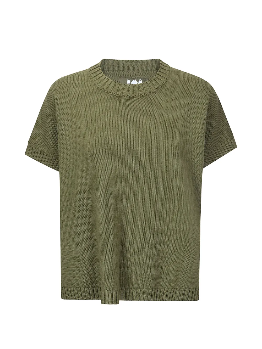Labo Art ribbed short-sleeve T-shirt - Verde