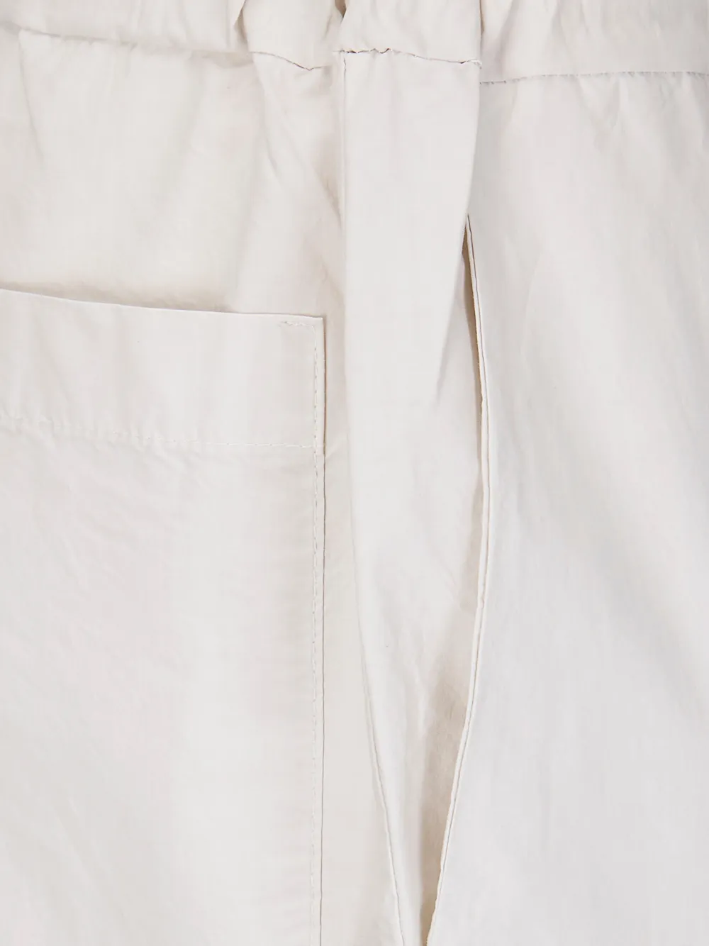  Labo Art Elasticated-waist Pockets Trousers - Neutrals 