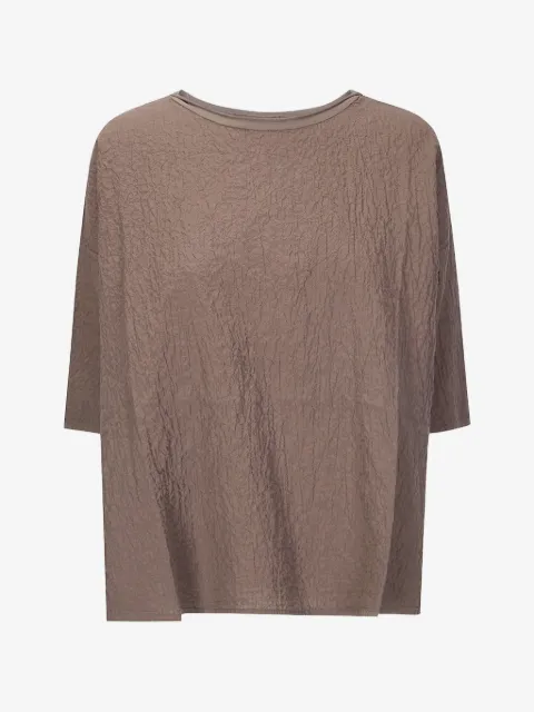 Labo Art crepe-effect T-shirt