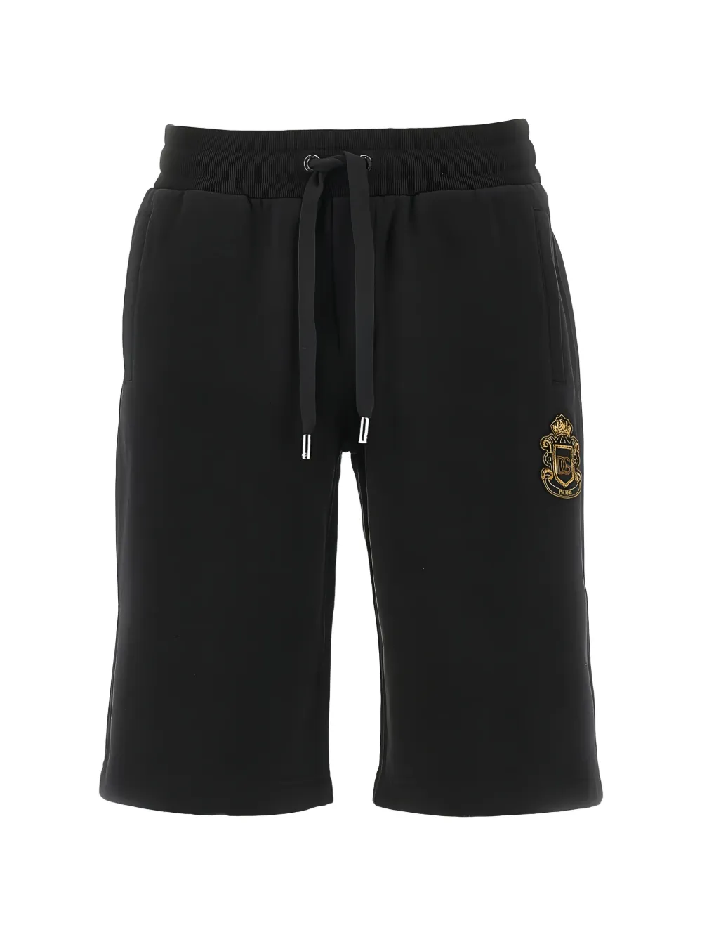 Dolce & Gabbana logo-embroidered shorts - Nero