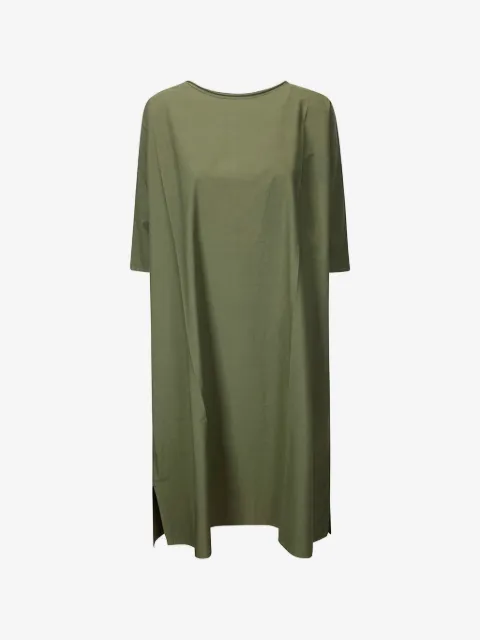 Labo Art vestido midi con cuello redondo