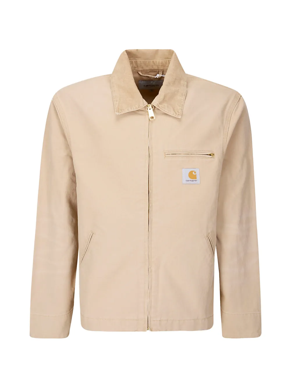 Carhartt WIP corduroy collar canvas jacket - Toni neutri