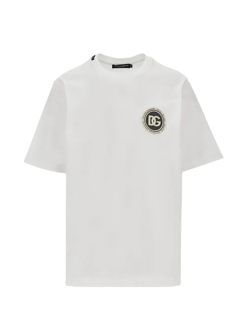 Dolce & Gabbana logo appliqué T-shirt - Bianco