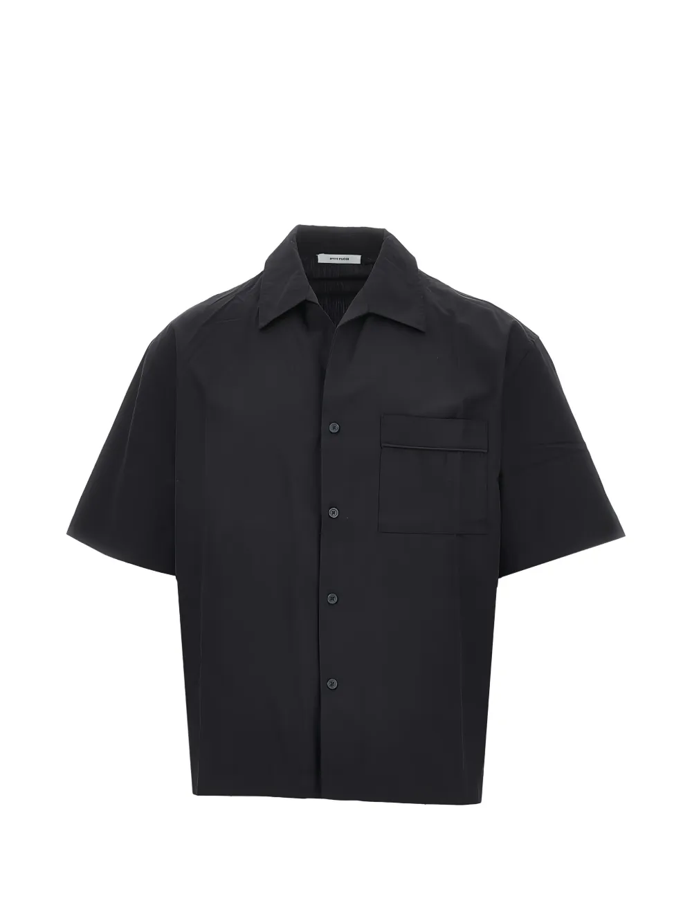ENTIRE STUDIOS patch-pocket pajama shirt - Nero