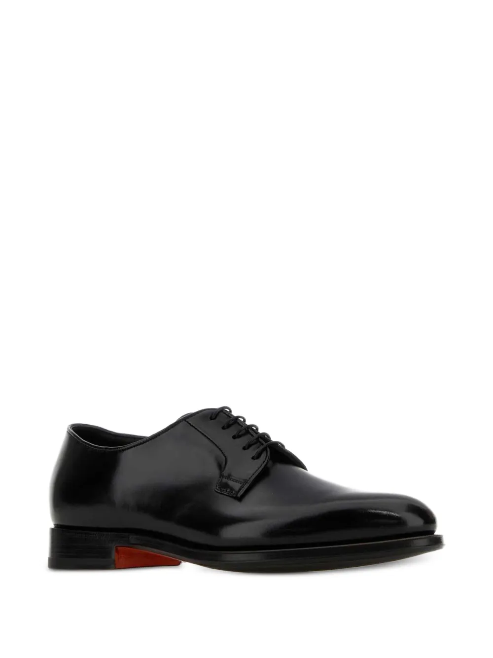 Santoni Oxford leren veterschoenen Zwart