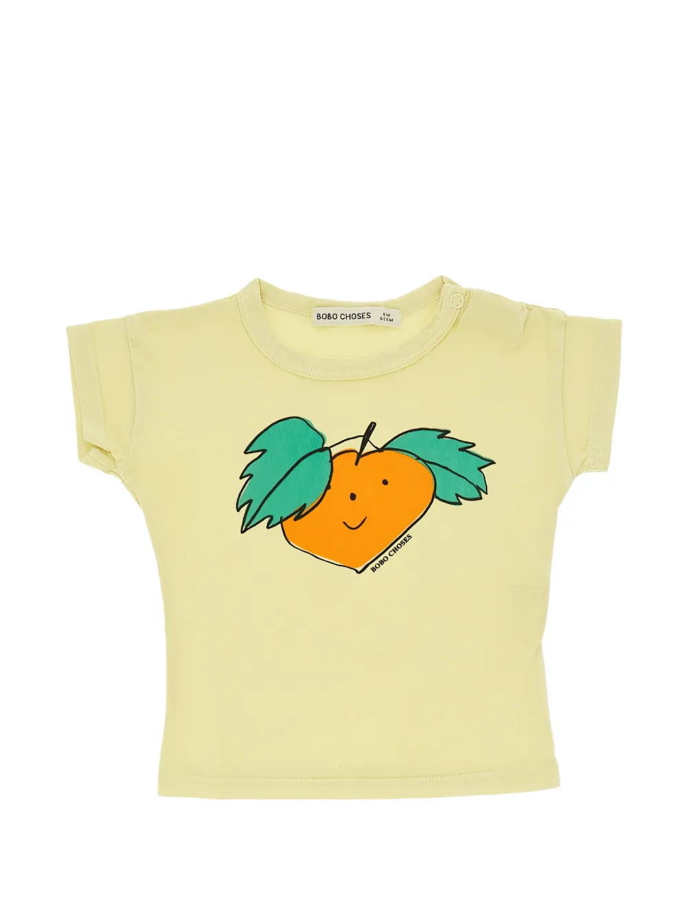 Bobo Choses Curious Turnip graphic print T-shirt - Giallo