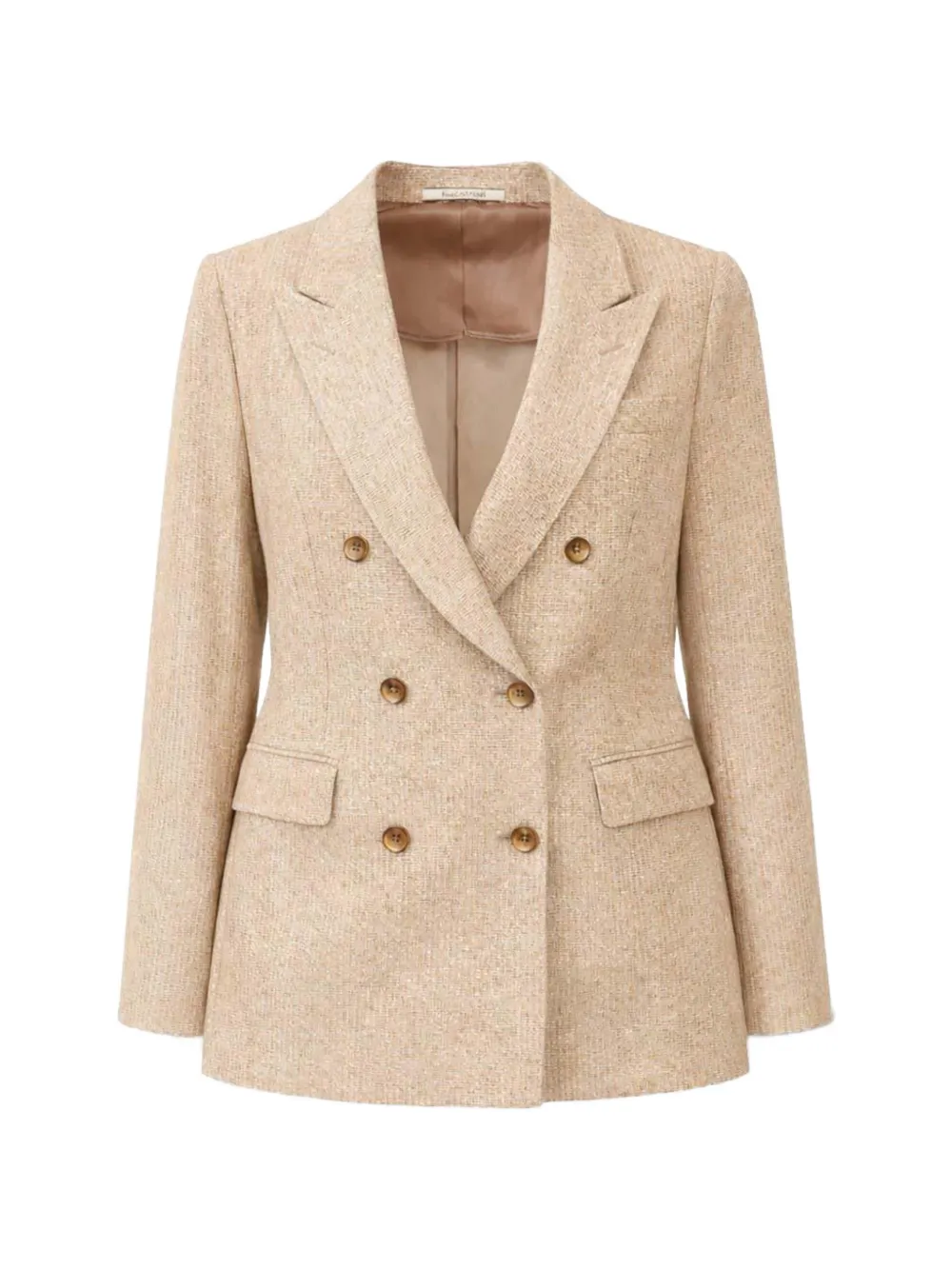 Tagliatore Blazer met dubbele rij knopen Beige