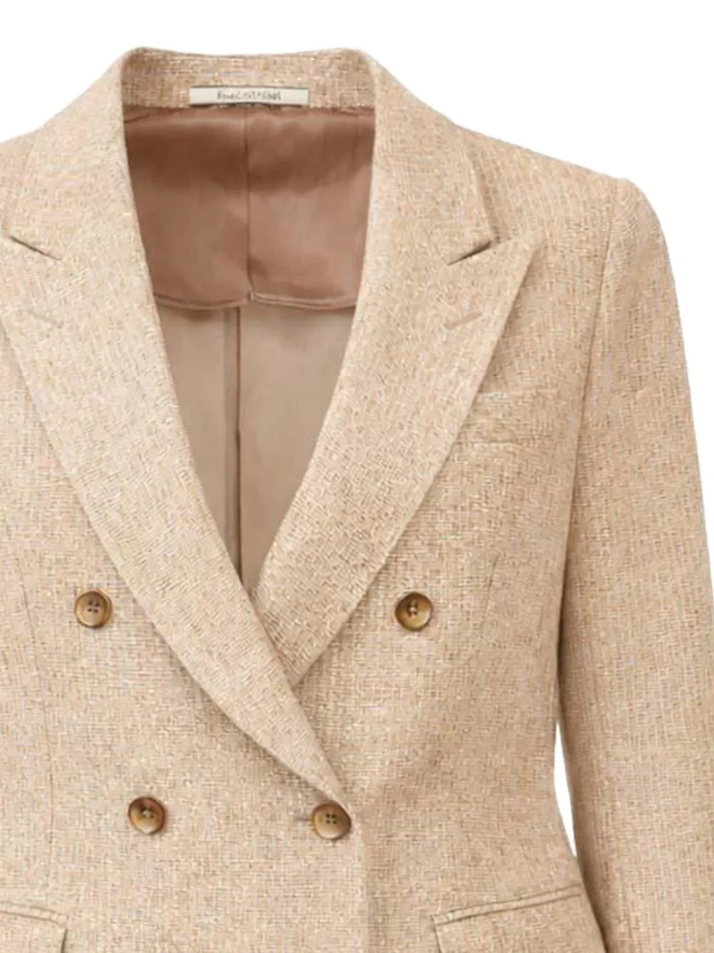 Tagliatore Blazer met dubbele rij knopen Beige
