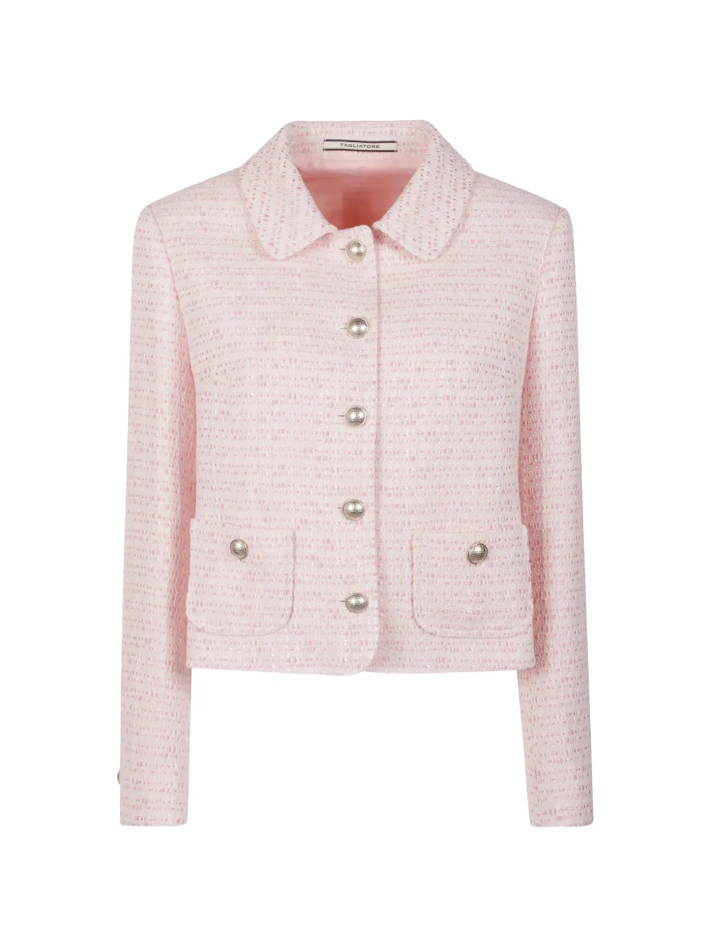 Tagliatore pocket tweed jacket - Rosa