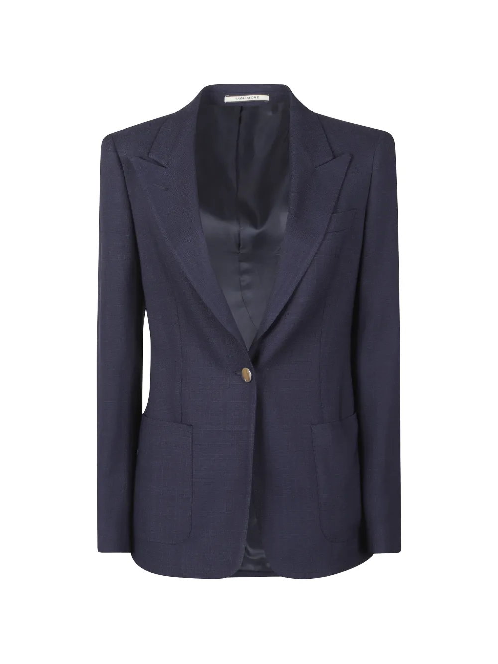 Tagliatore peak-lapel single-breasted blazer - Blau