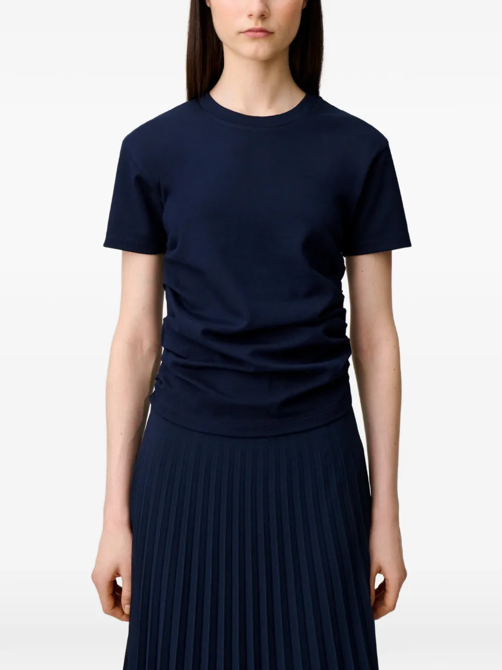 Claudie Pierlot Trompe-l'oeil midi-jurk Blauw