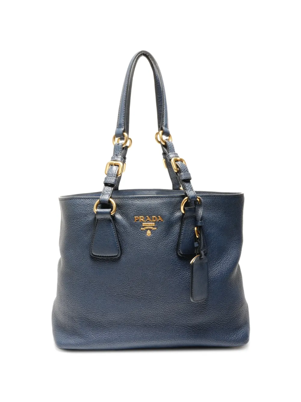 Prada Pre-Owned 2000-2015 logo-detail tote bag - Blu