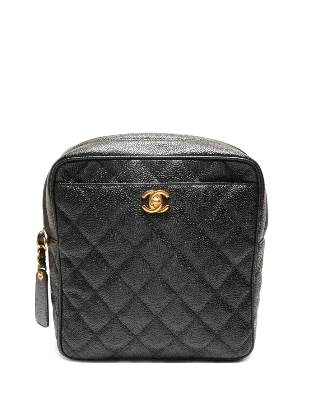 CHANEL Pre-Owned 1996-1997 CC-plaque backpack - Nero