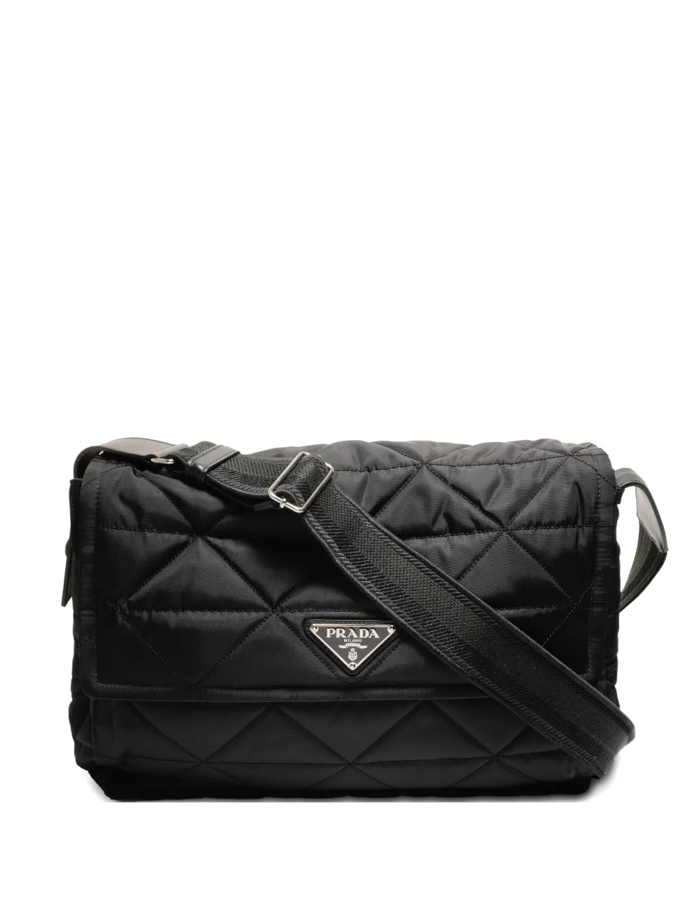 Prada Pre-Owned 2020-2025 quilted-design shoulder bag - Nero