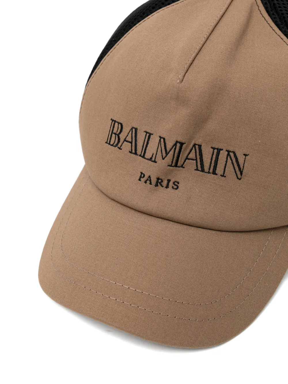  Balmain Kids Logo-embroidered Cap - Neutrals 