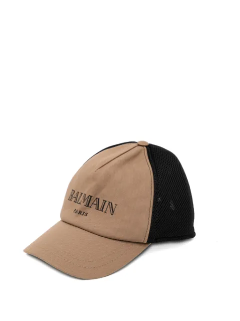 Balmain Kids logo-embroidered cap