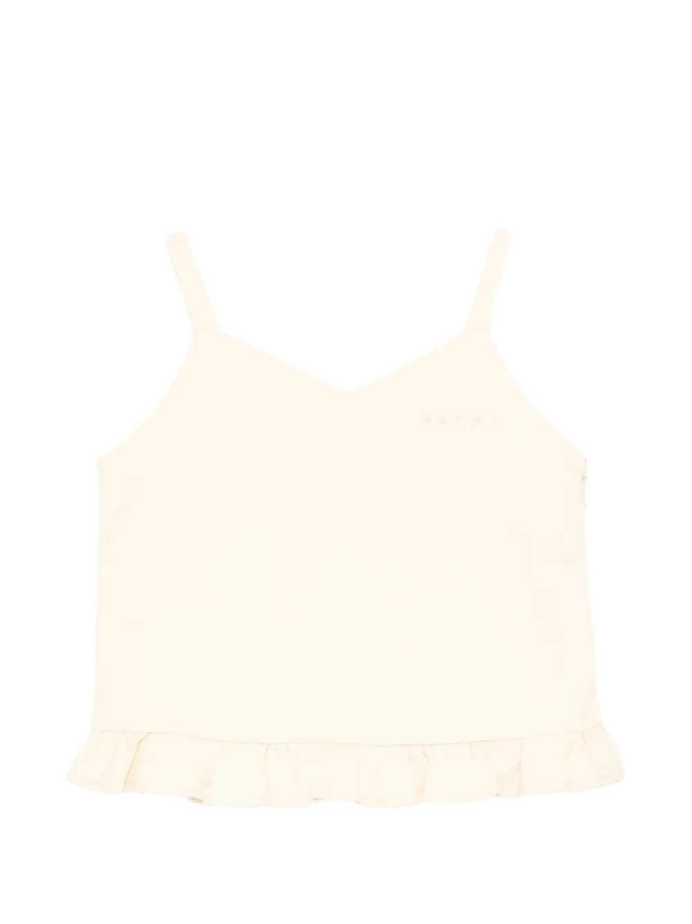 Marni Kids ruffled blouse - Nude