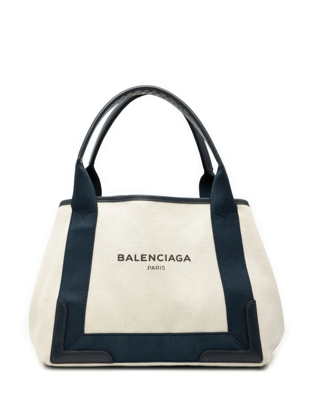 Balenciaga Pre-Owned 2016 Canvas Navy Cabas S tote bag - Blu