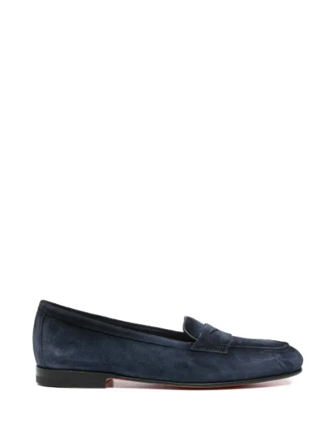 Santoni Carla suede loafers