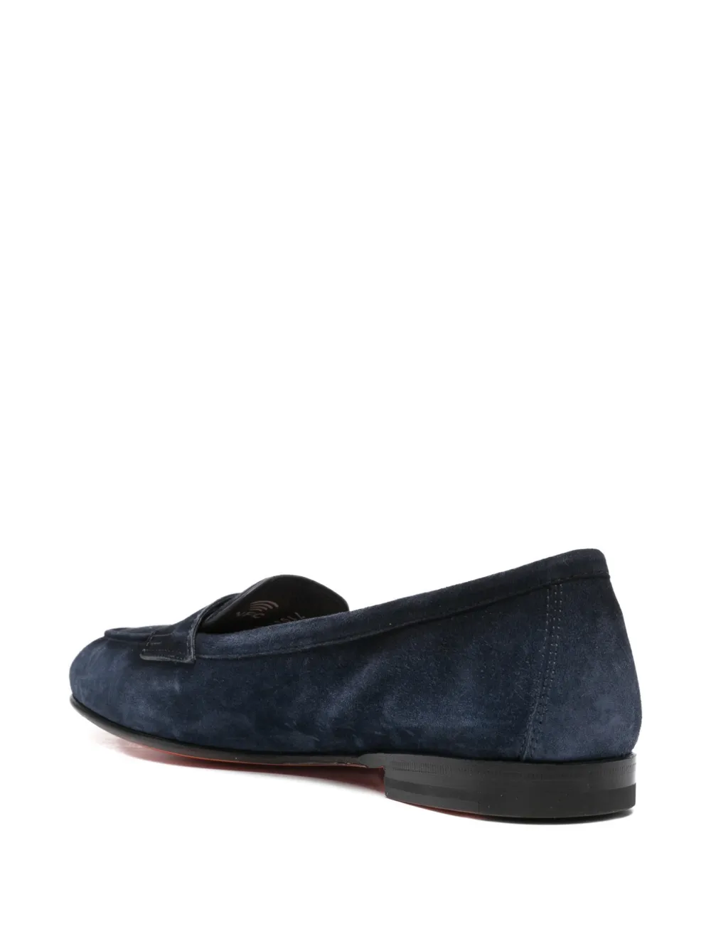 Santoni Carla suède loafers Blauw