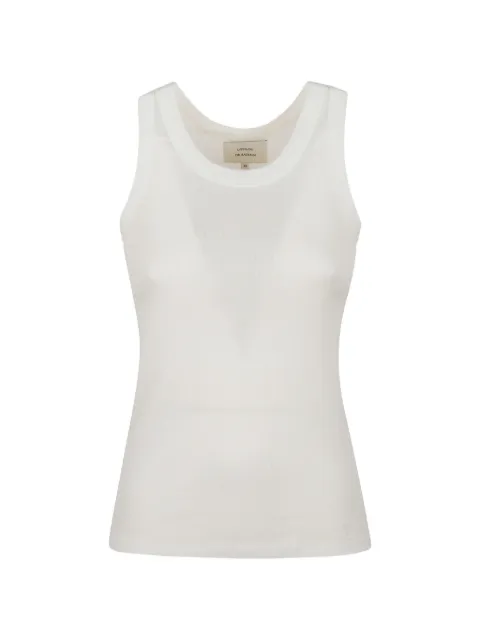 Loulou ribbed-knit tank top