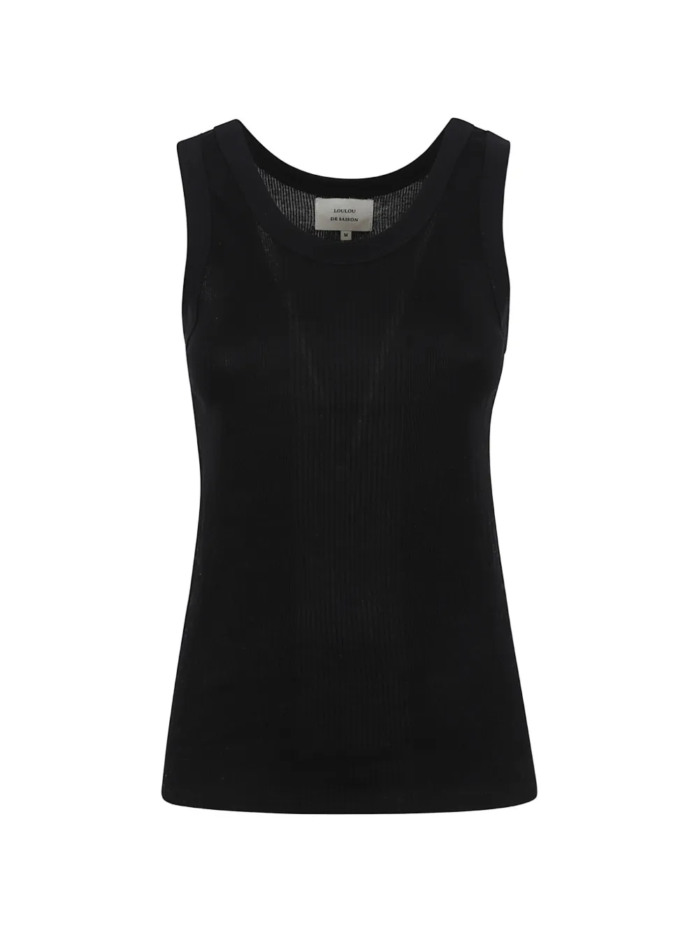 Loulou Limba ribbed top - Nero