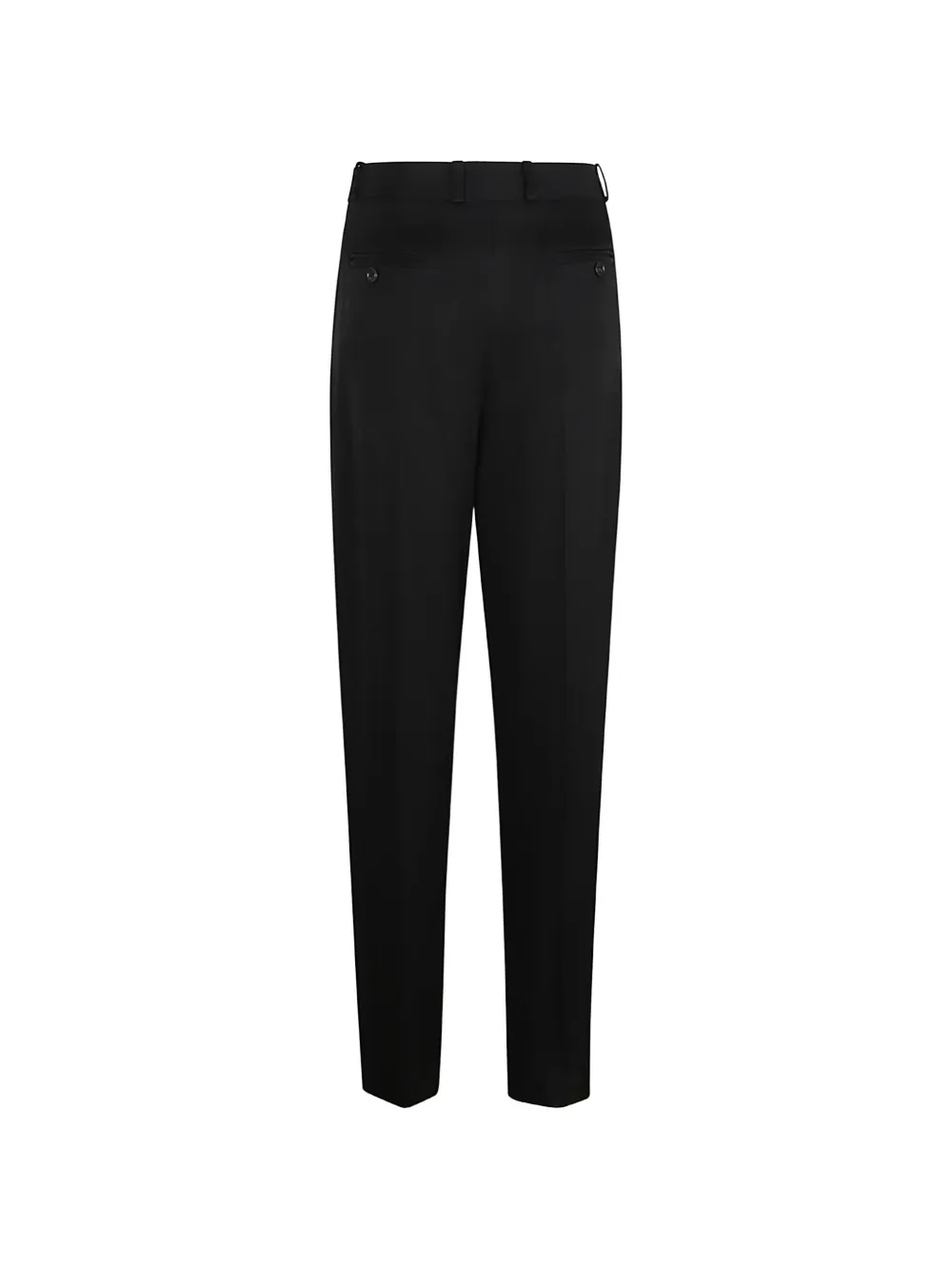 Loulou Alio twill broek met plooien Zwart
