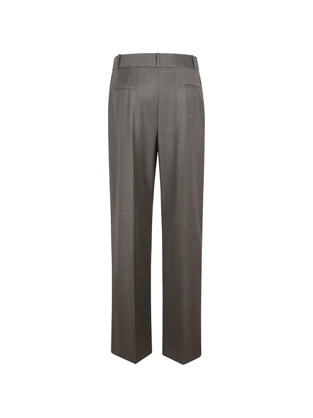 Loulou Sbiru straight plooibroek Bruin