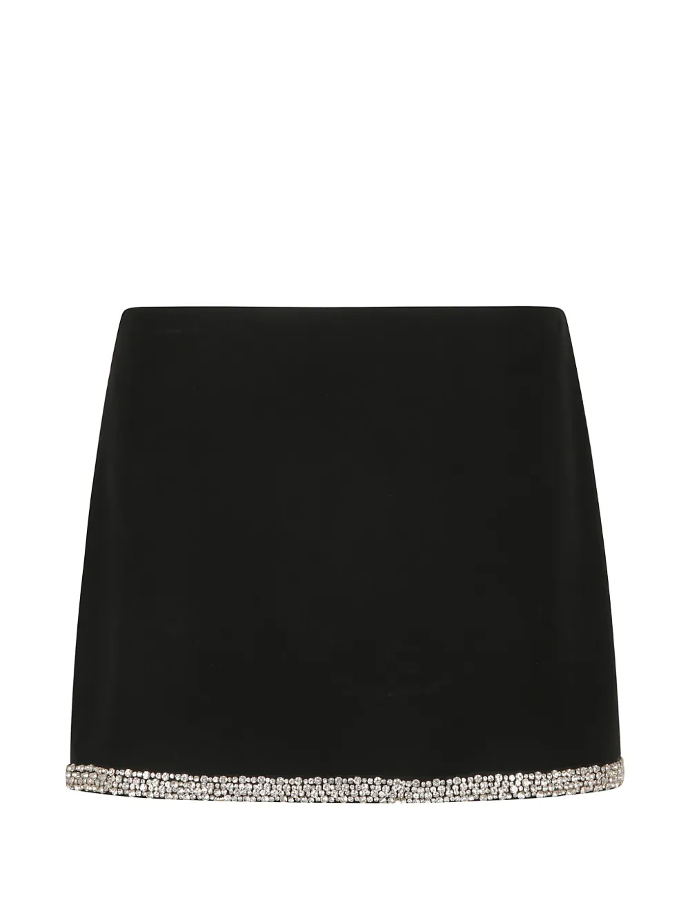 alice + olivia crystal-embellished mini skirt - Nero